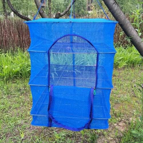 Rack Hanging Vegetable Fish Dishes Foldable Drying Net Fish Net Drying Drying Hanger Fish Net Hanging Net Dry Cage Tackle Tool