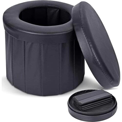 Portable Toilet Seat Folding Travel Commode Toilet Outdoor Travel Camping Car Folding Potty Toilet Supplies