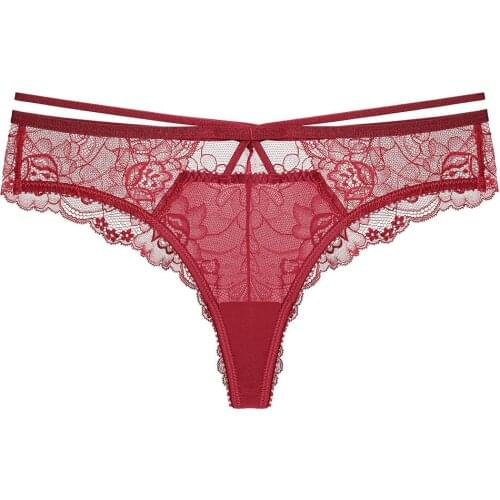 Sexy Lace Lingerie Women Low Waist Underwear Breathable Female Panties Ultra-Thin Comfortable Underpants French Romantic Briefs