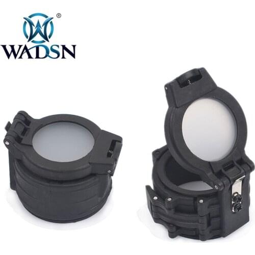 WADSN Tactical Flashlight Diffuser FM14 (1.62'') Fits M961 & M910 Airsoft Scout Light IR Filter WEX304 Weapon Light Accessories