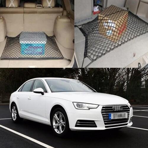 Car Trunk Nets SUV Rear Cargo Organizer Net Mesh Bag Pocket With 4 Hooks Net Luggage Car Styling 2020 New
