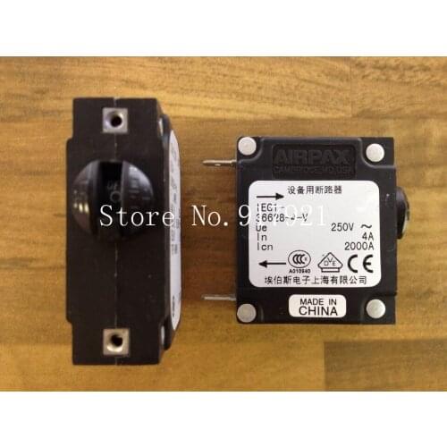 [ZOB] The United States AIRPAX IEG1-36628-4-V equipment Ebers breaker 4A 250V 1P4A genuine original --12pcs/lot