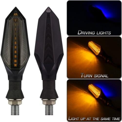 17LED Turn Signals for Motorcycle Light 2835SMD Blinker Built Relay Motorcycle Flasher Turn Signal Indicators Light Bendable