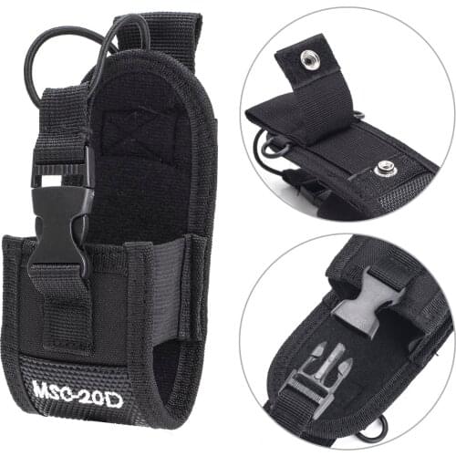 2Pcs Abbree MSC-20D Nylon Carry Case For Walkie Talkie BaoFeng UV-5R UV-5RA UV-5RB UV-5RC/5RE UV-B6 BF-888S TYT Mototrola Radio