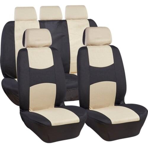 9pcs Full Car Seat Cover Automobiles Seat Covers Protector Interior Accessories