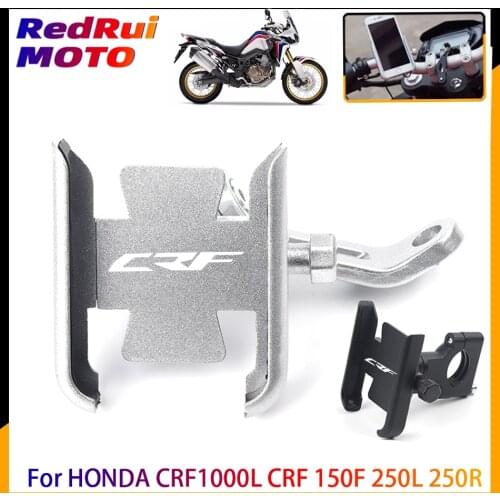 Motorcycle Accessories handlebar Mobile Phone Holder GPS stand bracket For HONDA CRF1000L CRF 150F 250L 250R 250F 450F 150R