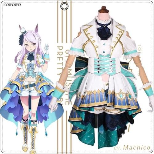 Anime! Umamusume:Pretty Derby Mejiro McQueen Jocket Suit Uniform Cosplay Costume Halloween Party Outfit Role Play For Women NEW