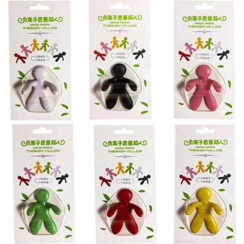 Car Mini Aromatherapy Machine Non-toxic Car Air Purifier Cartoon Doll Office Bedroom Solid Multi-flavored Perfume Auto Interior