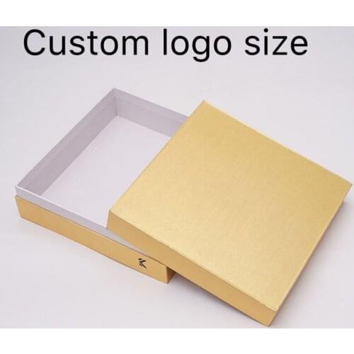 Logo Customized Jewelry Black Gift Boxes for Necklace Earrings Bracelets Keychain Accept Dropshipping size 1000pcs