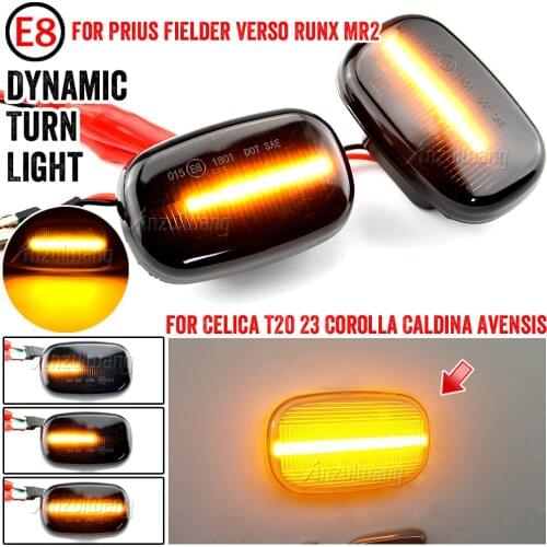 Dynamic Side Marker Turn Signal Light For Toyota Celica T20 23 Lexus GS 300 JSZ147 RX XU1 RX 300 MCU15 RX 300 330 350 400h