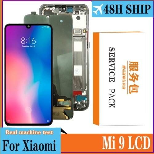 AMOLED LCD for Xiaomi Mi 9 Display LCD Touch Screen Digitizer Assembly Xiaomi Mi9 M1902F1G Display Original Repair Parts LCD