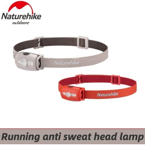Naturehike Camping Flashlight Mini Rechargeable USB LED Head Lamp Body Motion Sensor Headlight Torch Running Antitranspirant