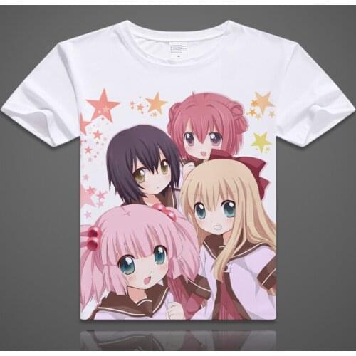 Yuruyuri T-shirt Anime Akaza Akari Cosplay T shrits Fashion Men Women Comfortable Tops Tees
