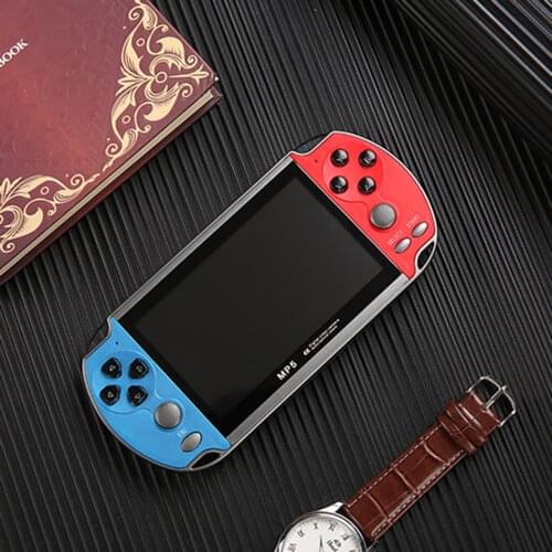 X7 4.3 Inch Video Game Console Handheld Game Players Double Rocker 8GB Memory Built in 1000 Games MP5 Game Controller TV Output