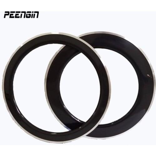 38/50/60/80mm carbon alloy 700c rims clincher wheels 23mm width cheap sale Super stiff fee wheel aluminum brakes surface