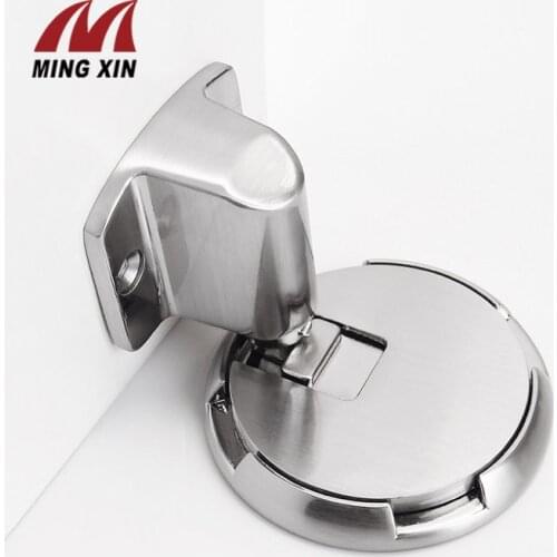 MX Heavy Door Stopper Machinery Fixed Non-Magnetic Door Stop Device Windproof Closedoor Non-Nail Installation Furniture Hardware