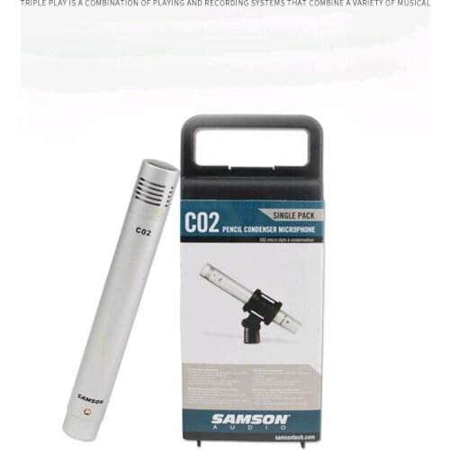 Samson c02 pencil capacitor professional musical instrument pickup microphone musical instrument condenser microphone