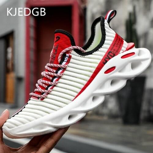 KJEDGB New Sneakers for Men Women Summer Lightweight Platform Comfortable Mens Shoes Casual Tenis Masculino Fashion Size 36-48