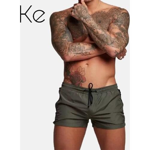 Ke mens shorts beach pants fashion European and American sports shorts, quick-drying running mens pants, summer casual pants