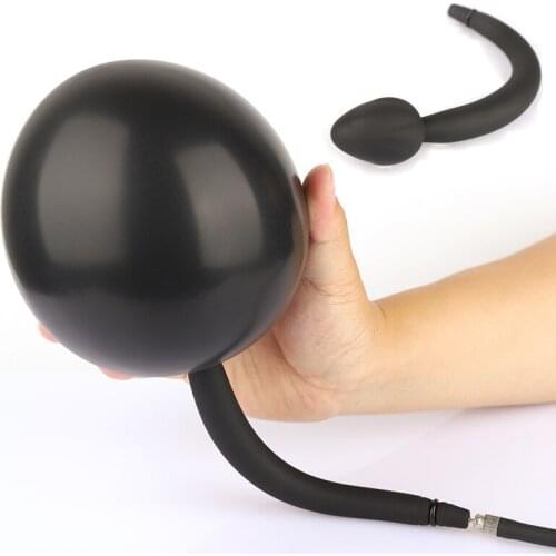 New Inflatable Anal Plug Big Anal Balls Prostate Massager Anal Dilators Butt Plug Vagina Anus Expander Sex Toys for Women Men