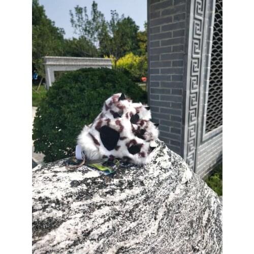 Pendant Snow leopard Wolf Tiger Paw Claw Gloves Hand Puppets Plush Toy Cosplay Halloween Party Costume Cheerleaders Baby Kids