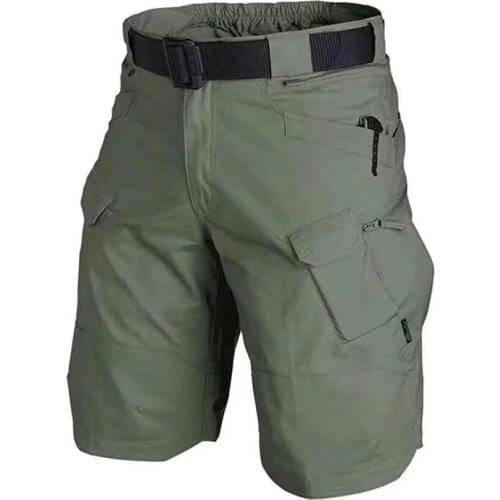2021 Summer Military Casual Tactical Cargo Shorts Men Jogger Outdoor Waterproof Multi-pocket Khaki Loose Men Shorts Big Size 5XL