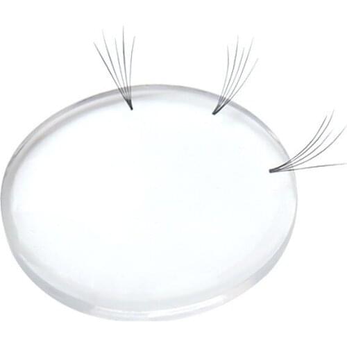 Silicone Transparent Round dot Lashes Pallet Stand Holder for False Eyelashes Extension Beauty Makeup Assistant Tool