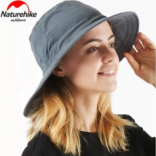 Naturehike Outdoor Ultralight Anti-UV Sun Helmet Quick-Drying Caps Wide-Brimmed Bonnie Hats Woman Sunbonnet Summer Beach Cap