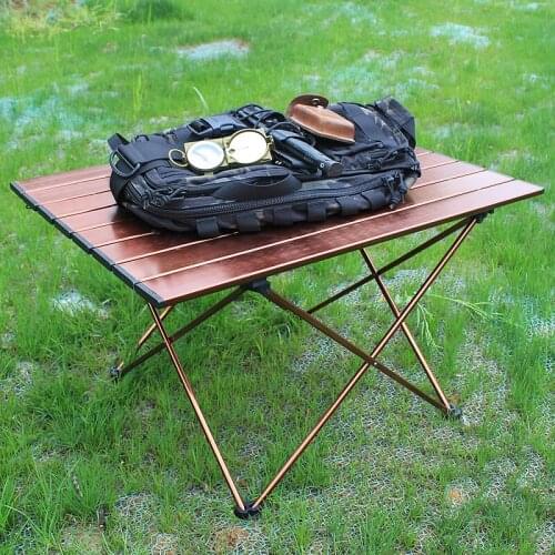 Ultralight Aluminum Table Compact Camp Table Portable Folding Camping Table With Carry Bag for Outdoor,Picnic