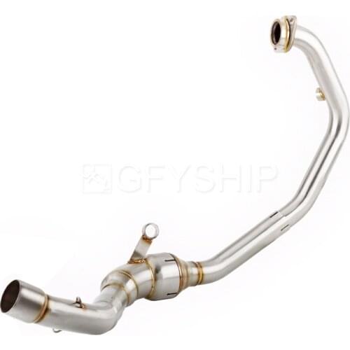 For HUSQVARNA SVARTPILEN 401 2020 2021 VITPILEN 401 20 21 401 SVARTPILEN Decat Pipe Motorcycle Exhaust Catalyst Delete Pipe