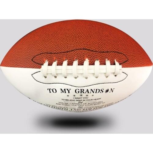 High Quality Size 9 American Football Pu Leather Rugby Gifts Children Training Outdoors Football provexyz
