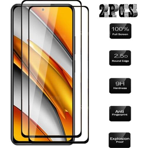 2pcs Glass PocoF3 Global Version Screenprotector Glass for Xiaomi Poco f3 5G Poxo Little Poco F 3 PocoF3 6.67'' protection Film