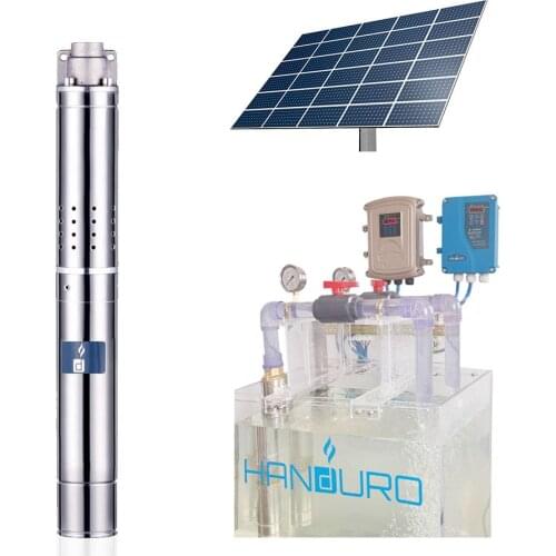 24v 120w 1.2m3/h 40m Hot sale solar submersible screw water pump for agriculture/2 inch small solar pump