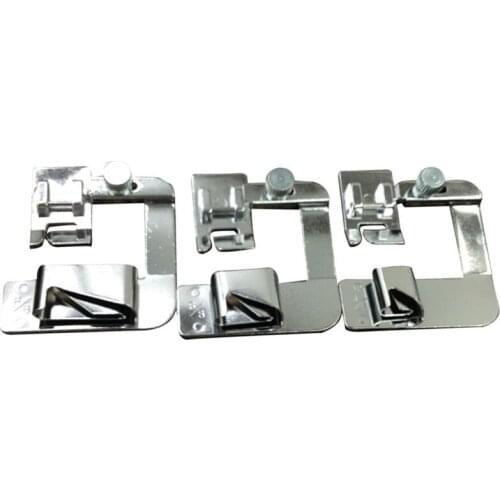 3PC Hot Sale Domestic Sewing Machine Foot Presser Rolled Hem Feet Set for Brother Singer Sewing Accessories 3 Size