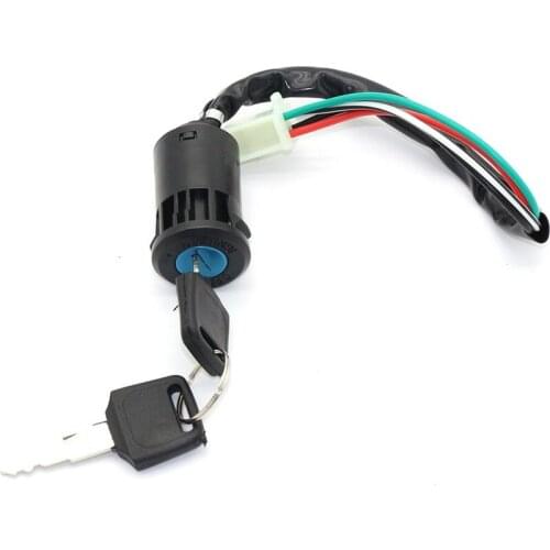 4 Wire Ignition Key Barrel Switch for 50cc 110cc 125cc 250cc PIT Quad Dirt Bike Motorcycle ATV High Quality Switch Lock Key