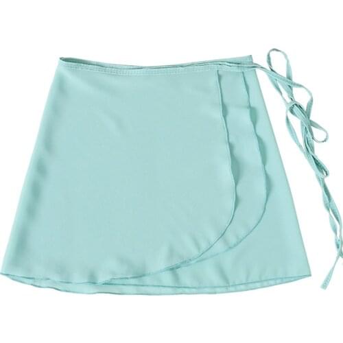 Ballet Dance Skirt For Adult Children Chiffon Pure Color Practice Leotard Dance Dress For Women Teachers Wrap skirt Skate