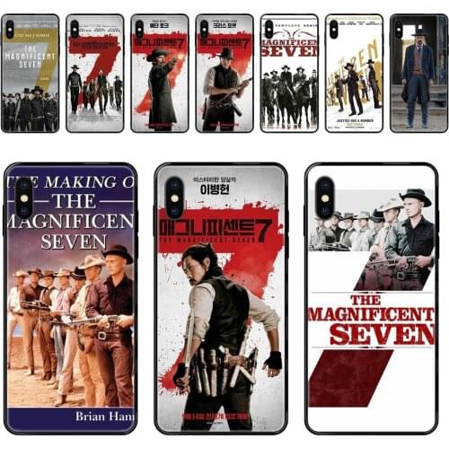 Black Soft TPU Cases Capa Cover The Magnificent Seven For Huawei Honor Mate Play V10 View 10 20 20X 30 Lite Pro Y3 Y5 Y9 Nova 3
