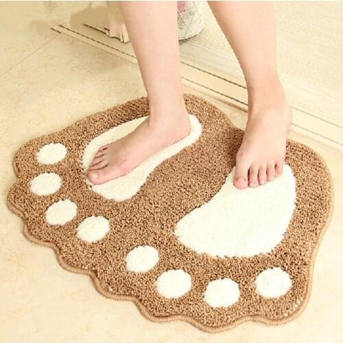 Fashion Non Slip Dust Doormat Absorbent Bathroom Floor Rug bathroom carpet Rug Bath Mats living room decoration
