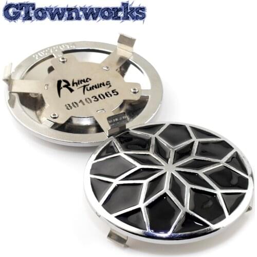 Wheel Hub Cover 4pcs 65mm/62mm Metal Clip Zinc Alloy Auto Accessorie Universal Black For Car Refit