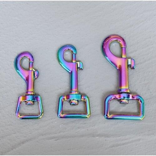 1 Pcs 15mm/20mm/25mm Metal Buckles Lobster Clasp leash Carabiner Snap Hook Key Chain Bag Part DIY Hardware Accessories