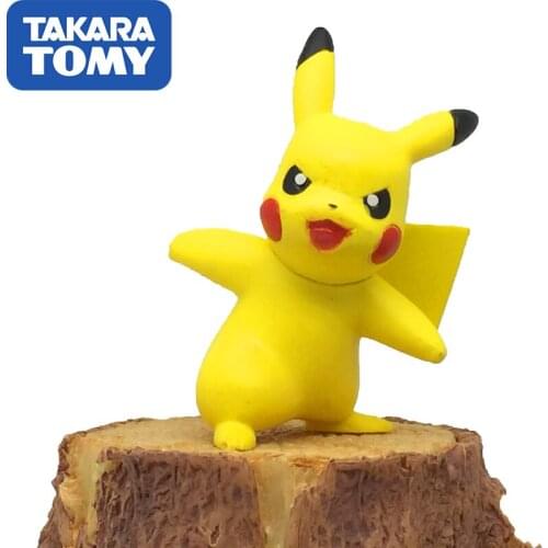 Genuine Pokemon Doll Takara Tomy MC Action Figure Battle Pikachu Model Toy Collection
