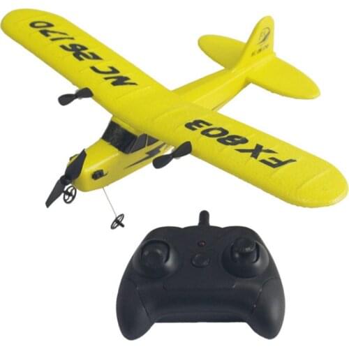 Remote Control Glider Plane 2.4GHz RC Airplane Fixed Plane Wing Rechargeable FX803 EPP Foam Drone Fixed Wing Aircraft