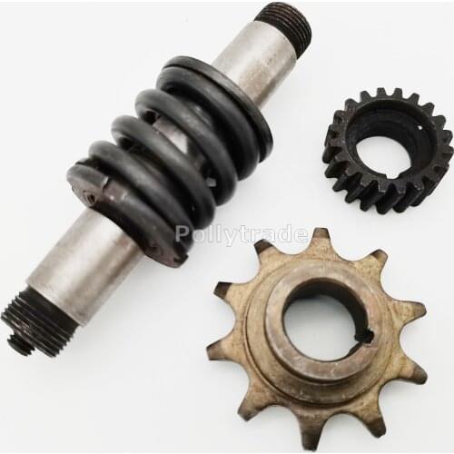 Push Bike 10T Gear&Clutch Shaft&Drive Sprocket Fits 49cc 66cc 80cc Engine Motorized Bicycle