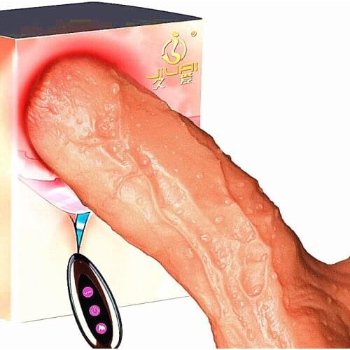 Realistic Dildo Vibrator Turn Beads Retractable Penis Dildo 3 Speed 9 Frequency Penis Big Dildos Adult Sex Products Masturbation