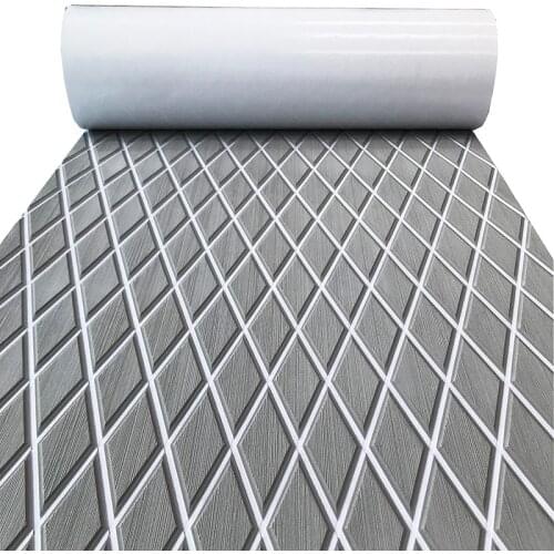 KXKZREN Self-Adhesive 6mm EVA Foam Decking Sheet Pad Anti-Skid Faux Teak Synthetic Yacht Marine Boat Flooring Mat Accessories