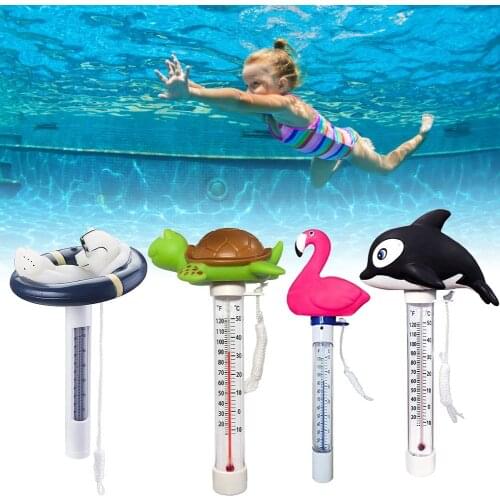 Cute-shaped Floating Swimming Pool Thermometer Water Temperature Thermometer For Outdoor Indoor Swimming Pools Spas Hot Tub Pond