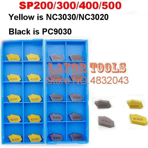 SP200/SP300/SP400/SP500 PC9030/NC3020/NC3030 10pcs/set CNC carbide insert Processing stainless steel,steel