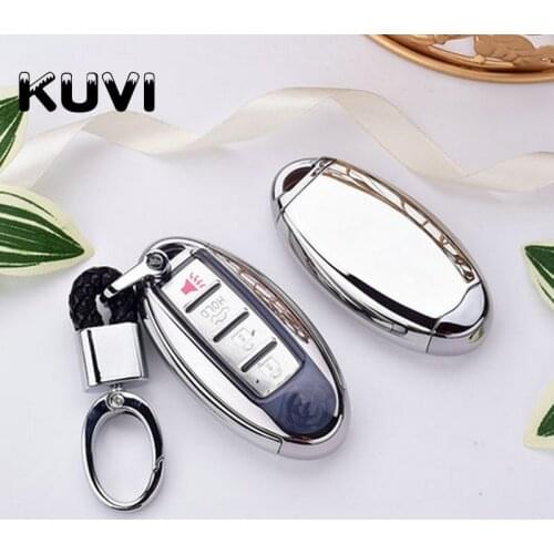 TPU+PC Car Remote Key Case Cover Shell For Nissan Qashqai X-Trail T32 T31 Juke J10 J11 Kicks Tiida Pathfinder Note For Infiniti