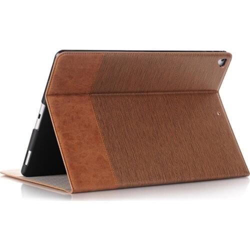 High Quality Cross Book Cover Card Holder Flip Stand PU Leather Magnet Smart Sleep Case For Apple iPad Pro 12.9 inch 2017 Tablet