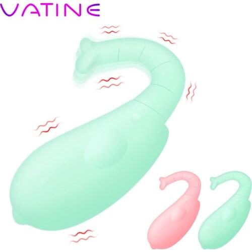 VATINE 8 Speeds Vagina Vibrator Elephant Jumping Egg Vibrating Egg Clitoris Stimulator Sex Toys for Women G-Spot Massage